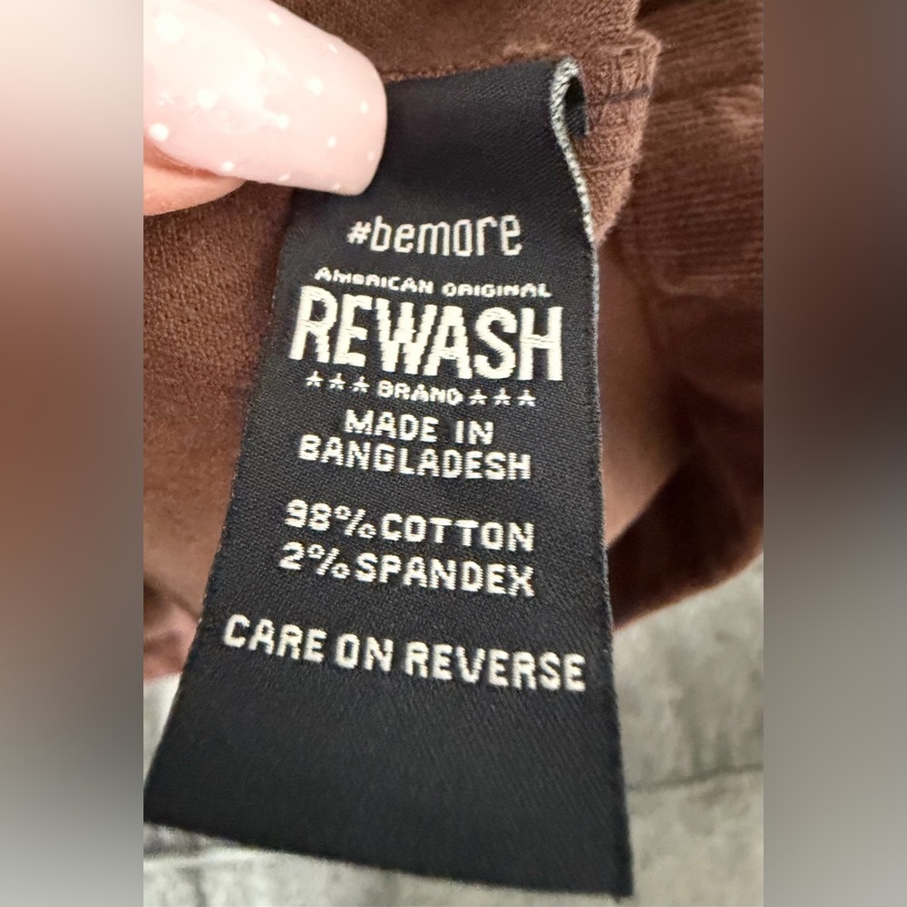 Rewash Brown Zip-Front Mini Dress - Picture 5 of 6